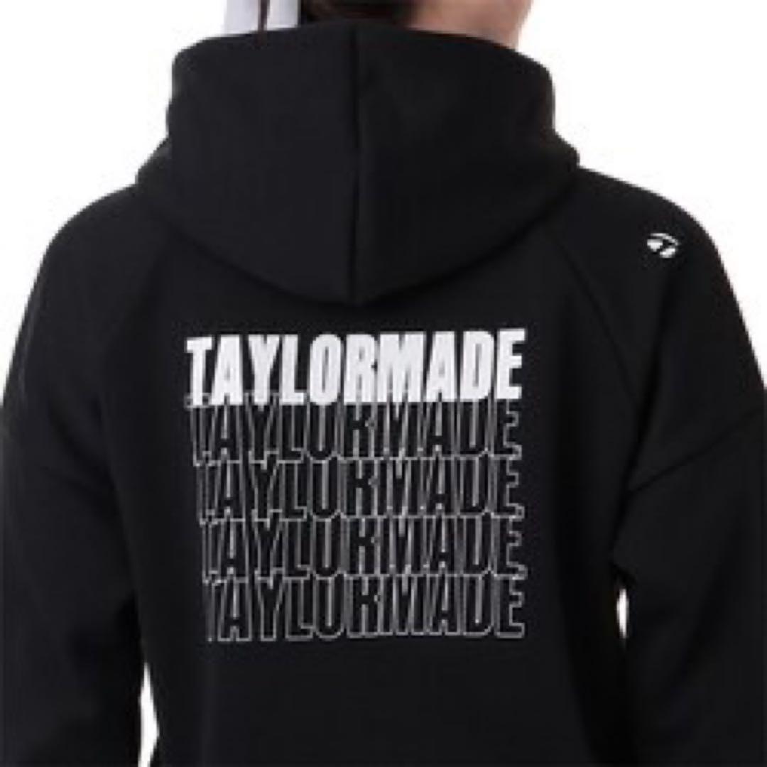 【TaylorMade】新品✨M フード付きロゴトレーナー　スリット付き　秋冬