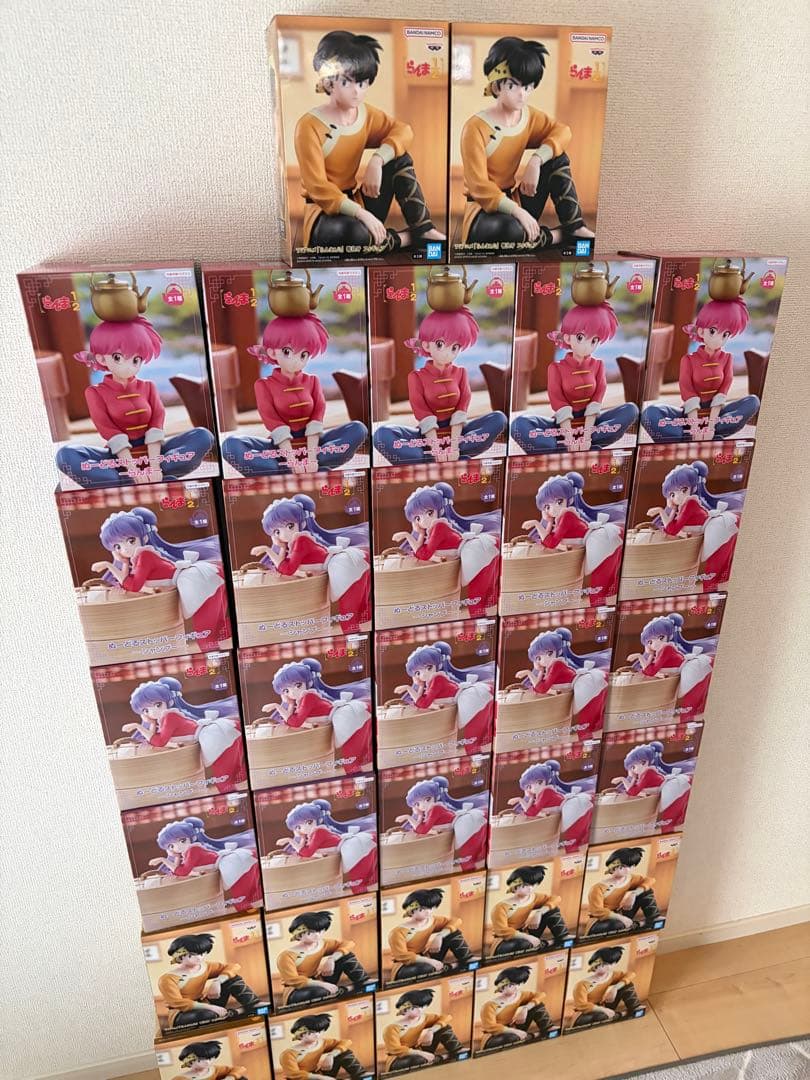 【32】 らんま プライズ フィギュア まとめ売り ぬーどる 良牙 シャンプー