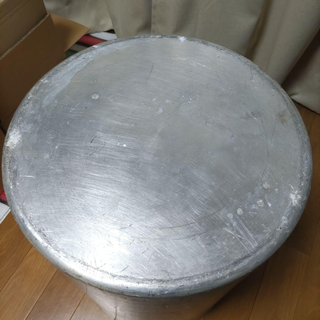 アルミ製 寸胴鍋 大容量 蓋付き　42cm　ロング