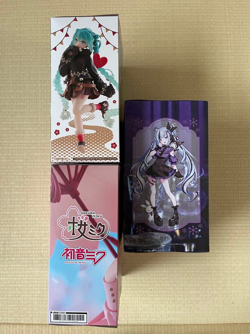 初音ミク(雪ミク&桜ミク&outdoor)フィギュア3体セット