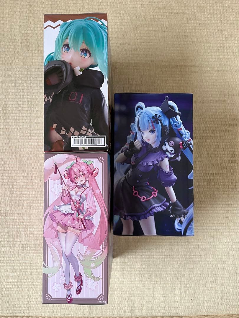 初音ミク(雪ミク&桜ミク&outdoor)フィギュア3体セット
