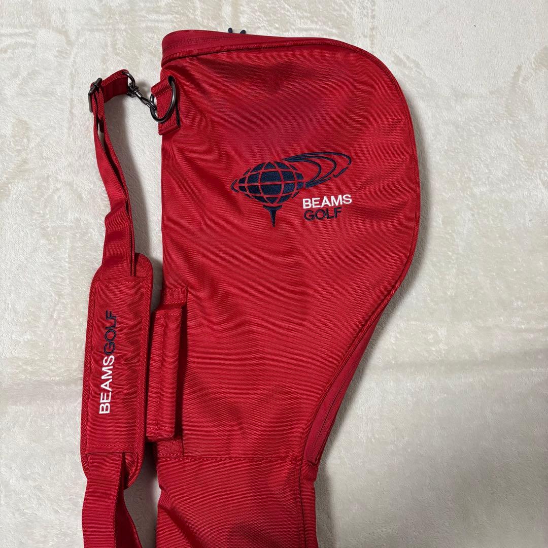 美品 BEAMS GOLF / クラブケース　赤