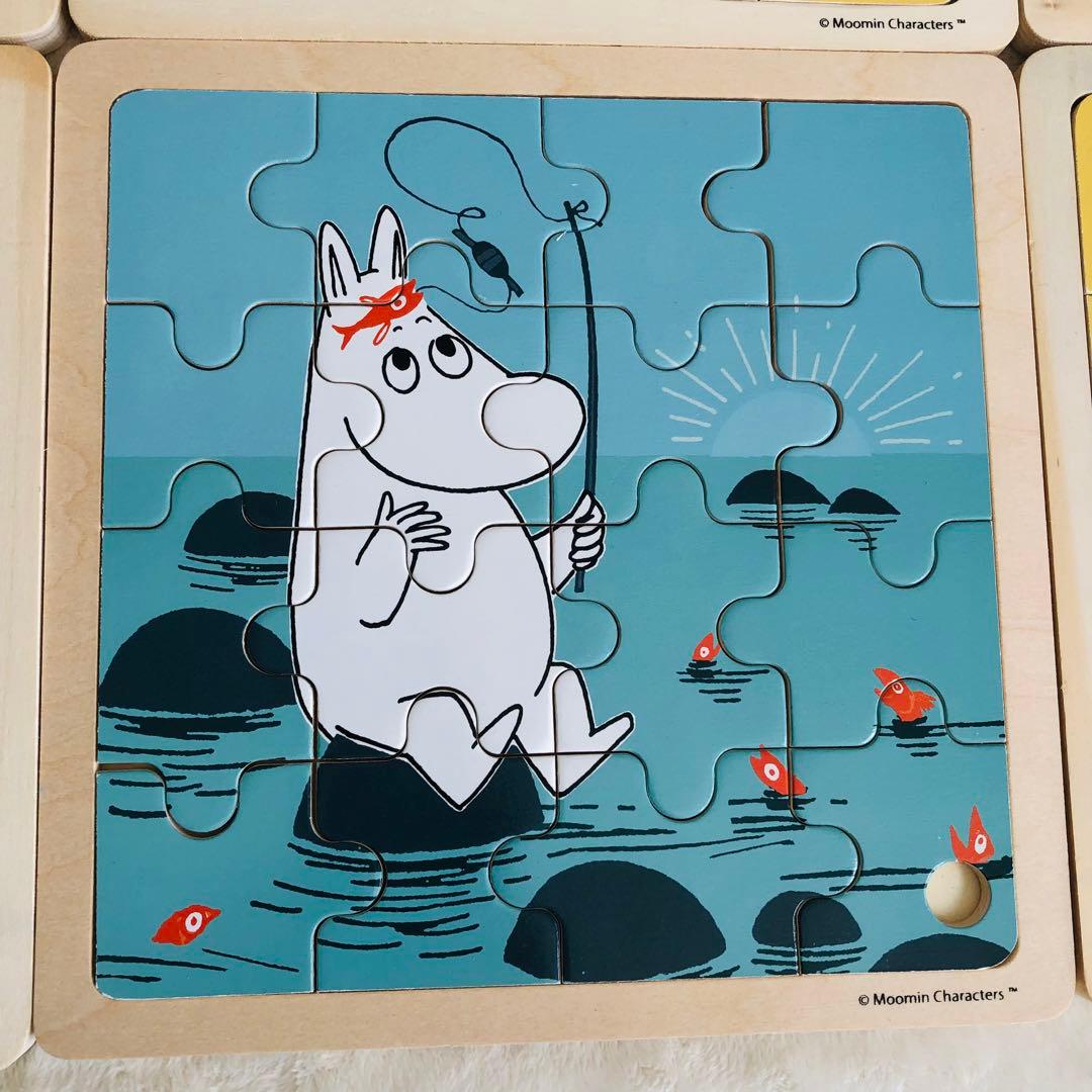 ムーミン moomin木製パズル 北欧 フィンランド 7個希少