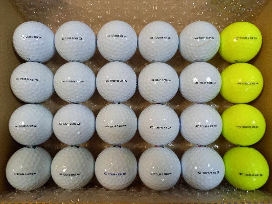 美品ブリヂストンTOUR B XS ロストボール24球