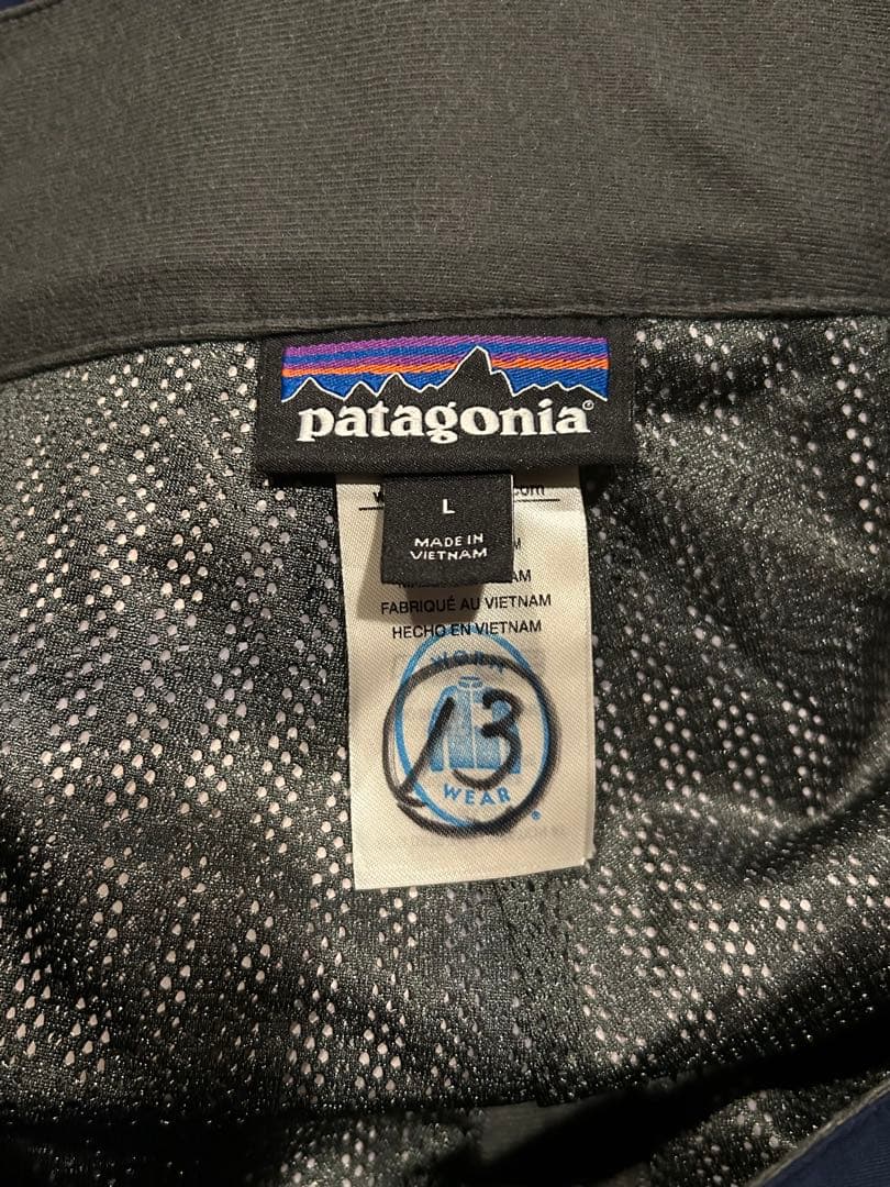 patagonia スノーショットパンツ ネイビー Ｌ