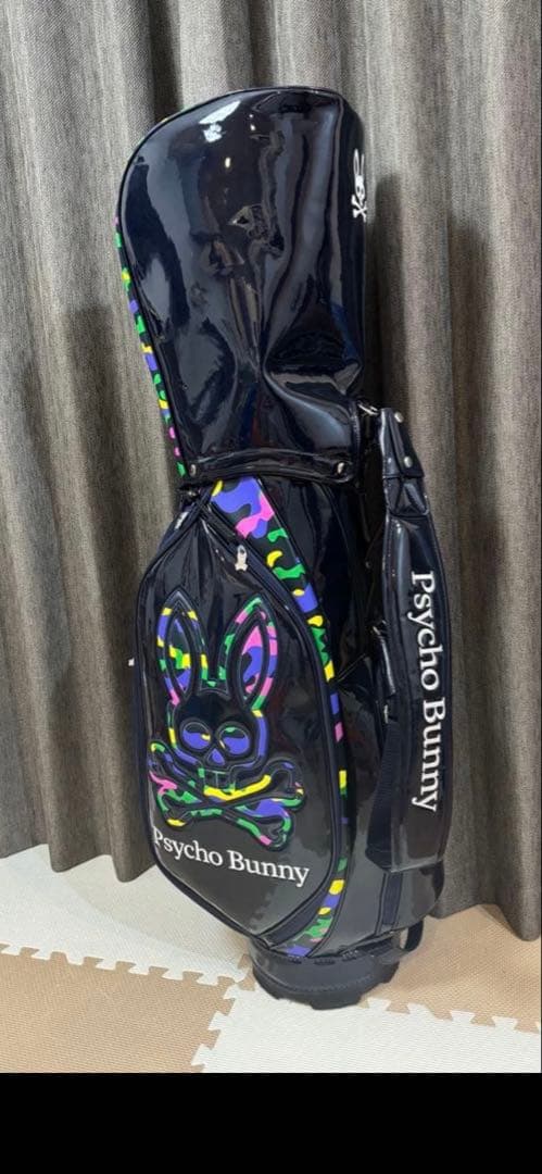 [美品・希少]Psycho Bunny ゴルフバッグ・キャディバッグ