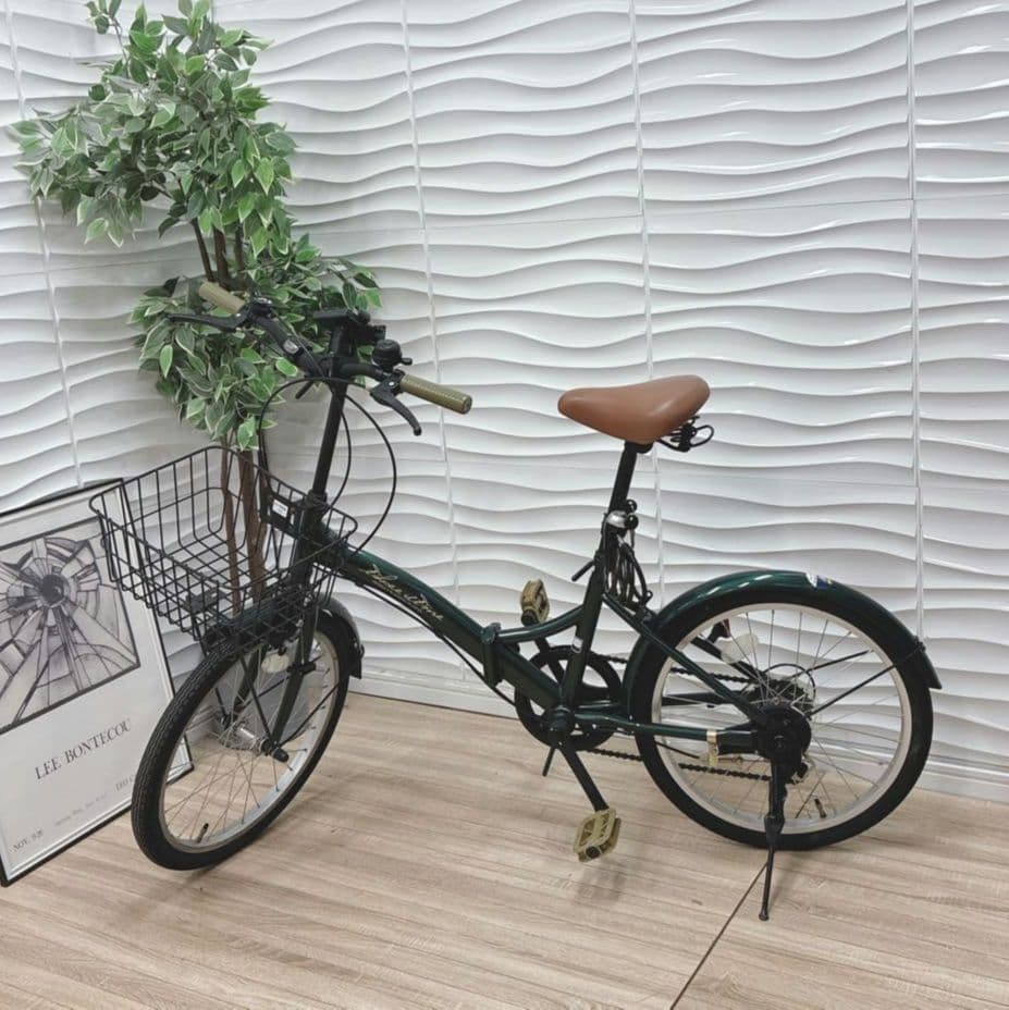 ◇大阪府 神戸市 配達料無料！◇THREE STONE◇折り畳み自転車20インチ
