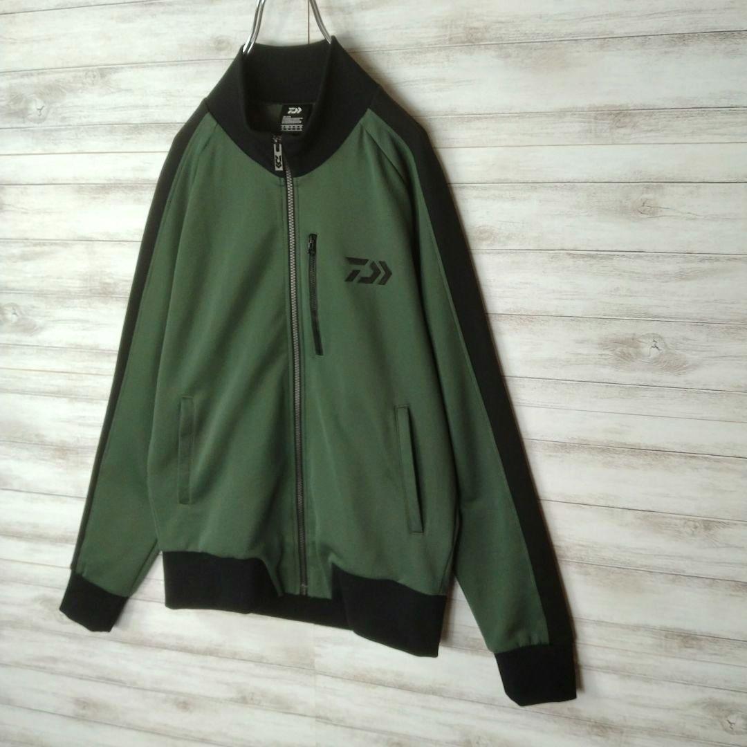 Daiwa フィッシングジャケット トラックジャケット　ジャージ M グリーン系