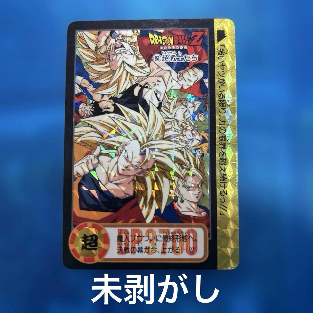 未剥がし　ドラゴンボール　カードダス 253