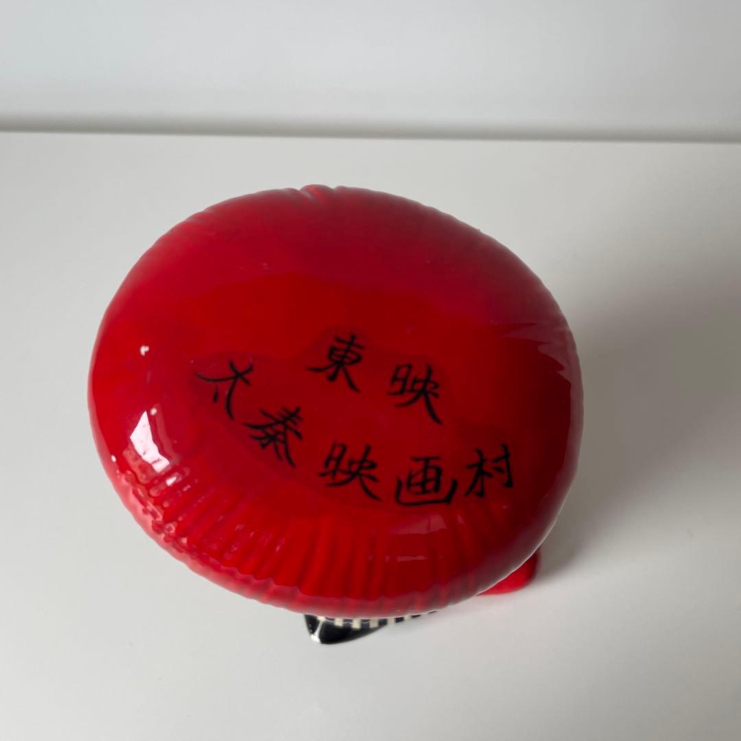 東映太秦映画村　キャラクター 貯金箱 かんたろう　かちん太 旅がらす カラス