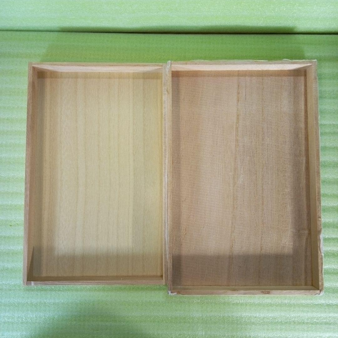 Botany painting　ボタニーペインティング　木製小物入れ　木箱　2個