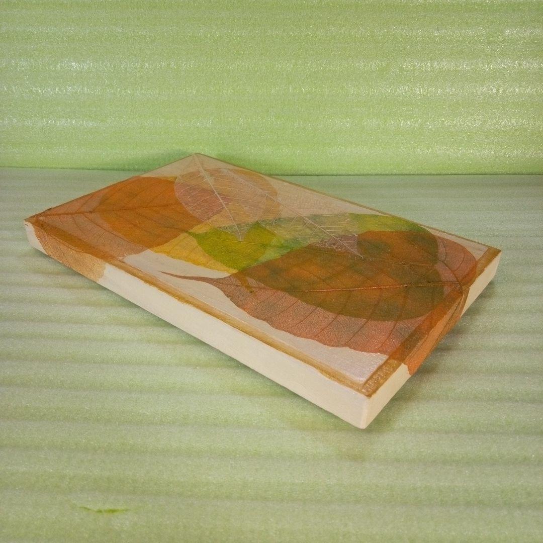 Botany painting　ボタニーペインティング　木製小物入れ　木箱　2個
