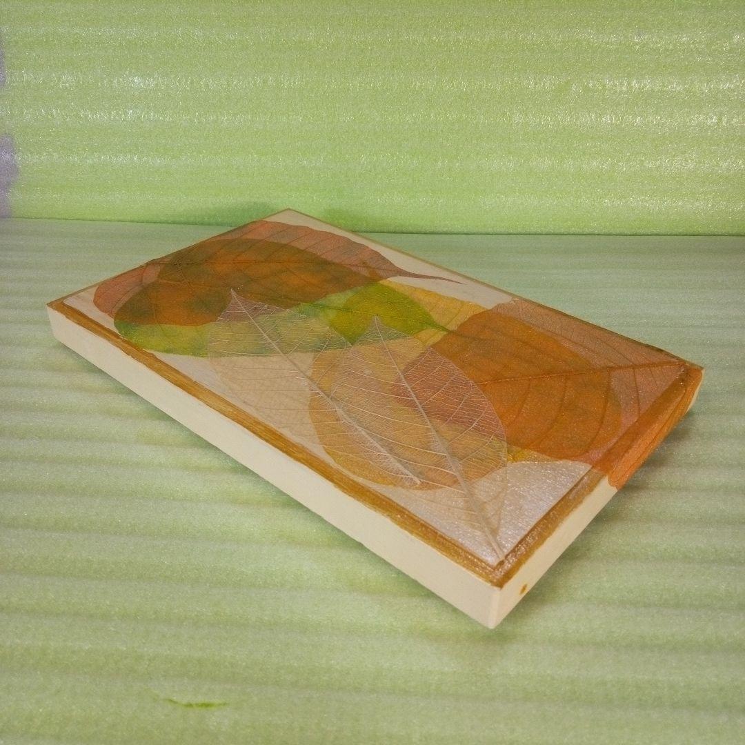 Botany painting　ボタニーペインティング　木製小物入れ　木箱　2個
