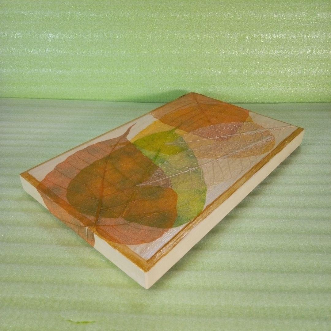 Botany painting　ボタニーペインティング　木製小物入れ　木箱　2個