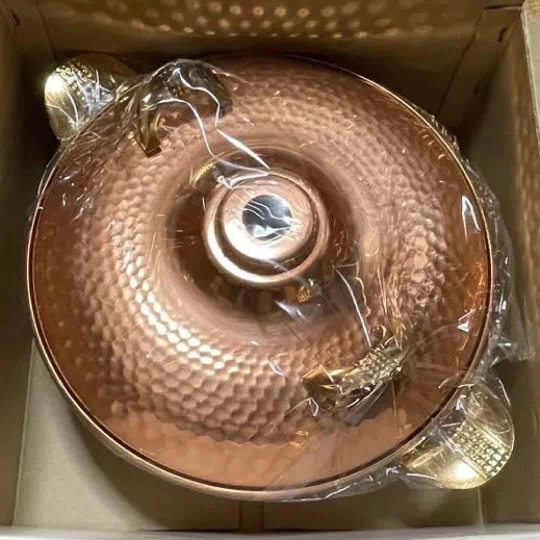 【新品未使用品】COPPER10 銅製 純銅製　しゃぶしゃぶ鍋