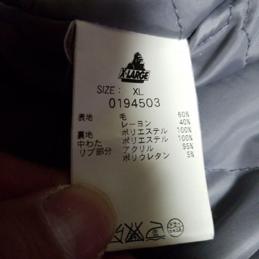 X-LARGE フード付きジャケット XL 黒（激安）。