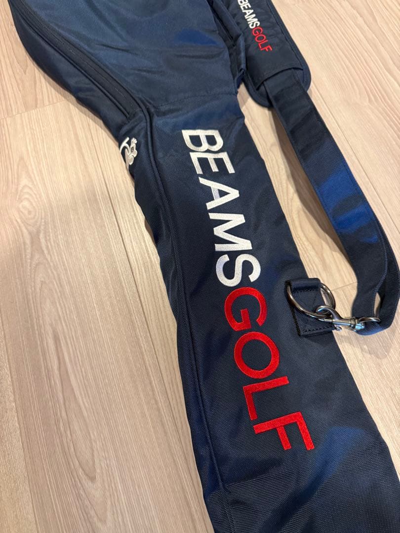 【美品】BEAMS GOLF ゴルフバッグ ネイビー