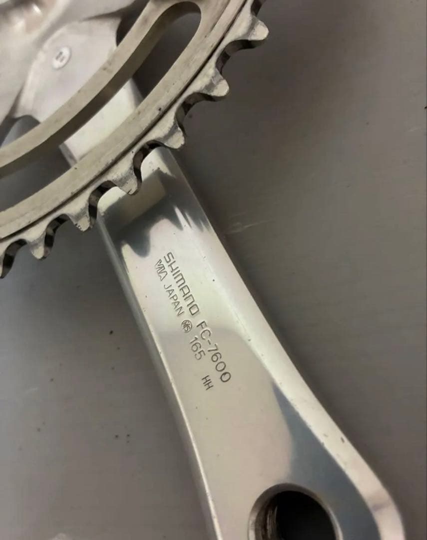 クランクシマノDURA-ACE FC7600 165 （NJS）ギア　スギノ