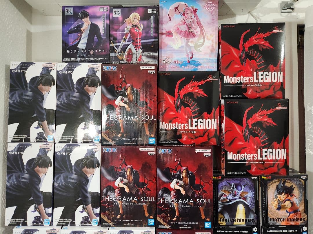 未開封フィギュア27個 美少女系 俺レベ 桜ミク ドラゴンボール 遊戯王