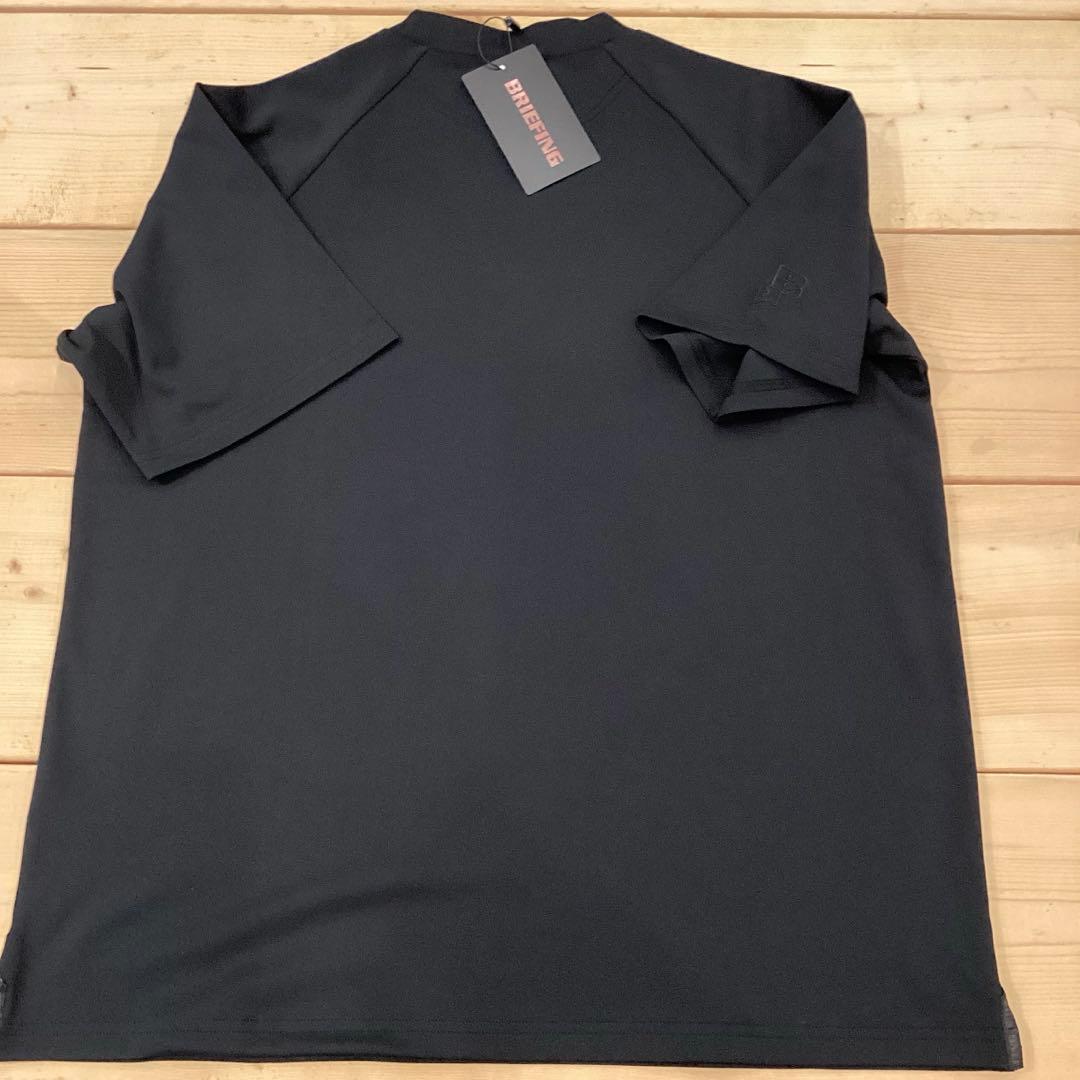 新品　BRIEFING STITCHED 3D LOGO HIGHNECK 黒L