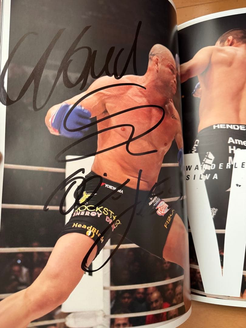 PRIDE.34 8選手直筆サイン入り パンフレット