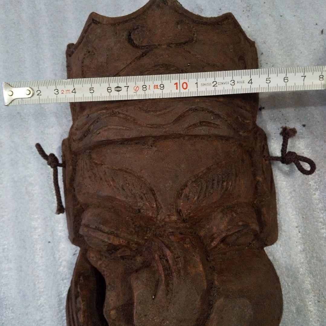 中国　古玩具　 中国面 　珍品面　古木彫り