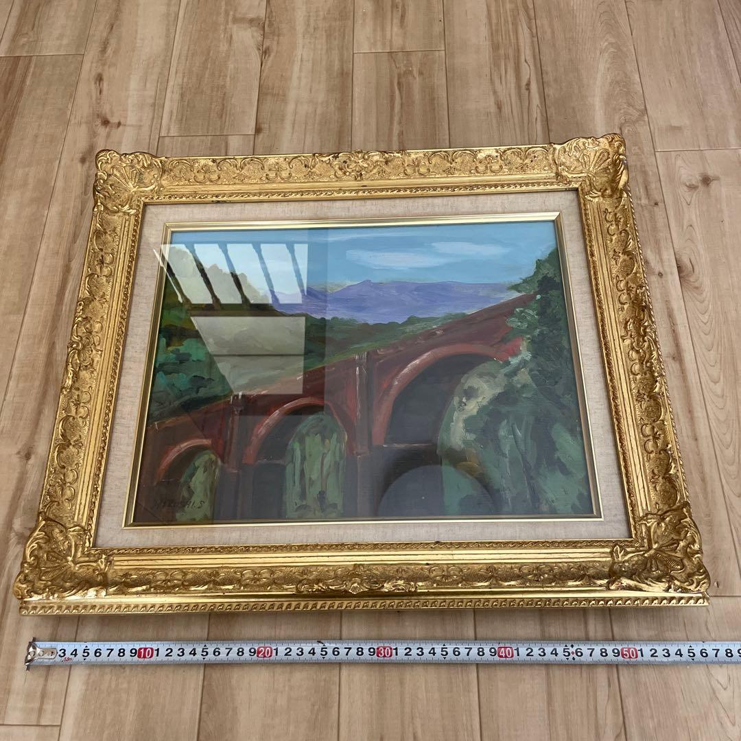 群馬めがね橋　絵画