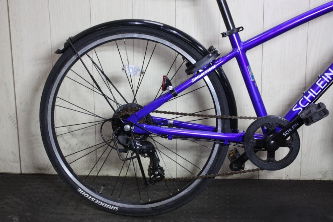 ブリヂストン シュライン SHL47 24型 7速 子供用クロスバイク BLUE