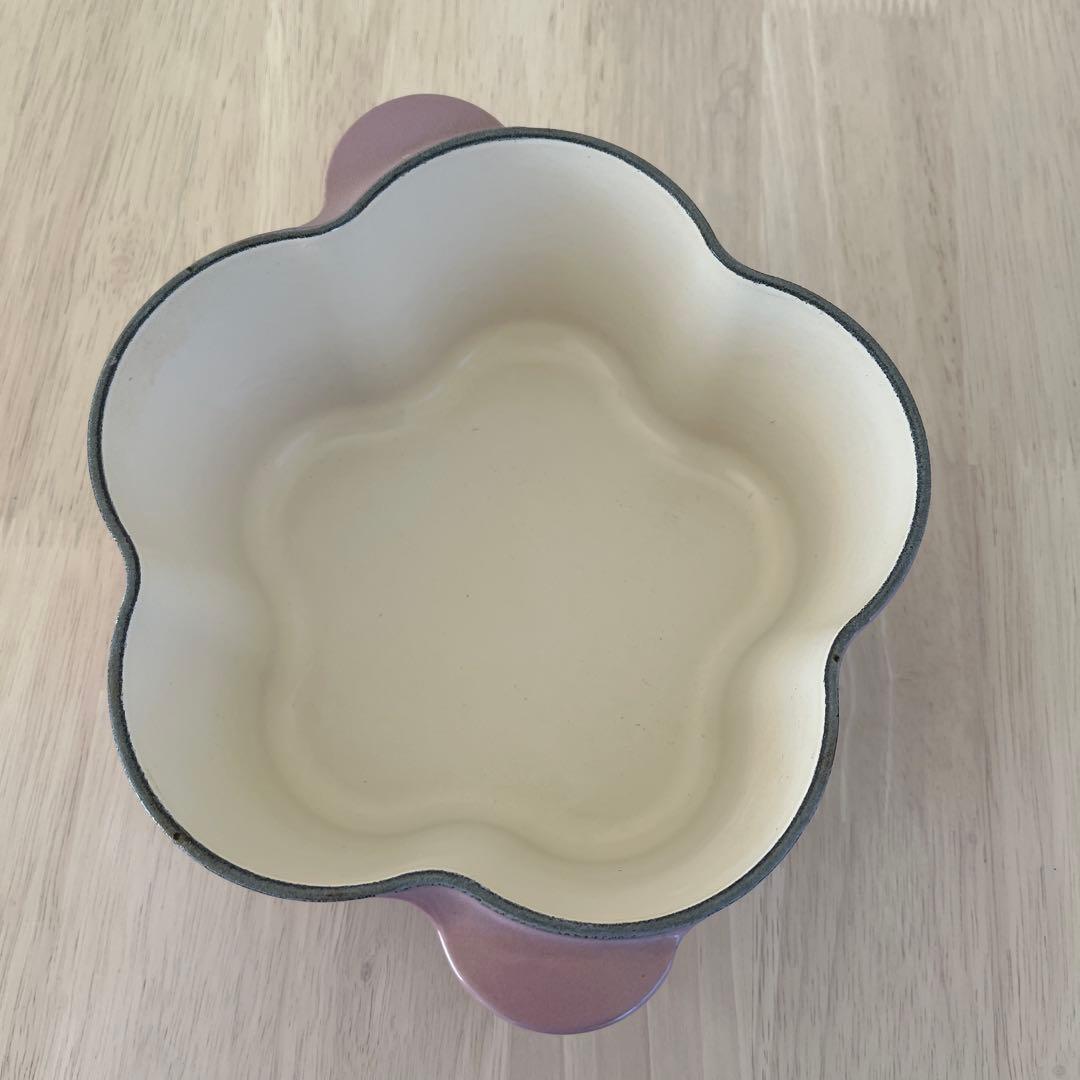 LE CREUSET 花形鍋 ピンク小型