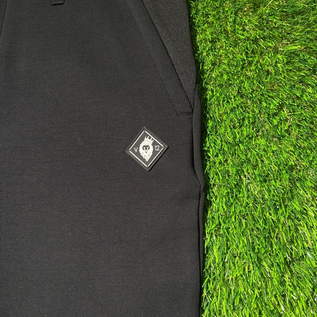 【XLサイズ】新品タグ付き V12 SHOT PANTS 黒 ゴルフパンツ