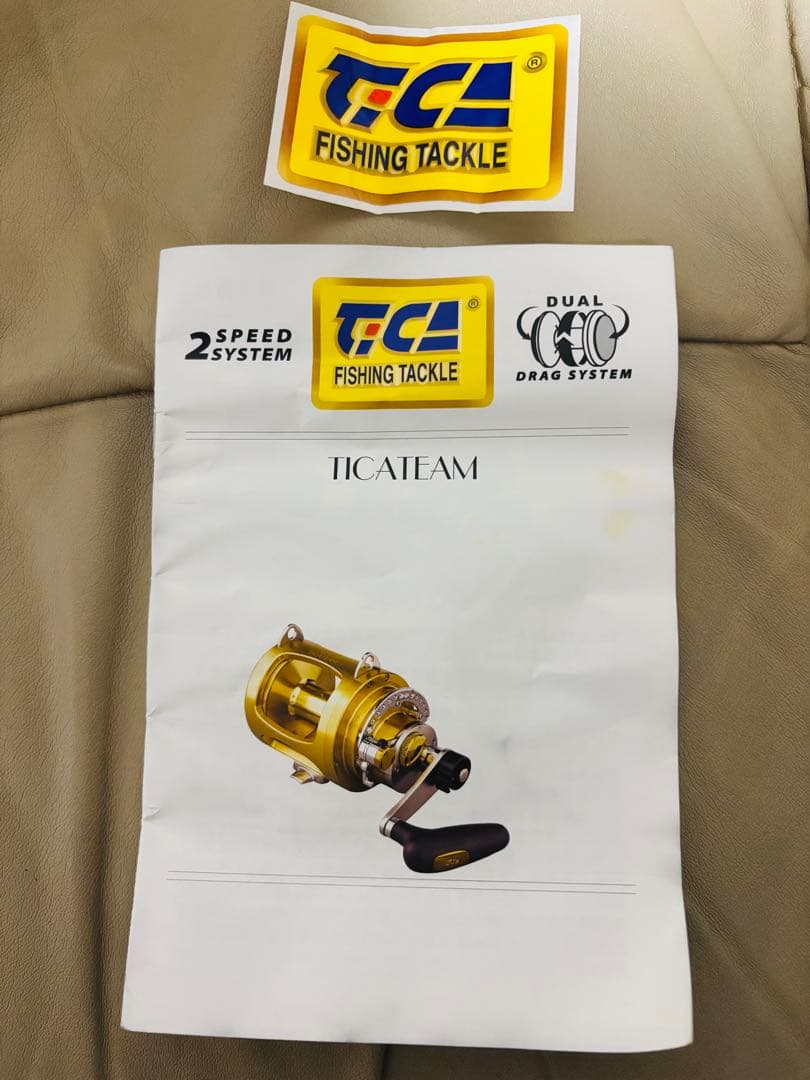 TICA TEAM DUAL DRAG 80 WTS 両軸リール