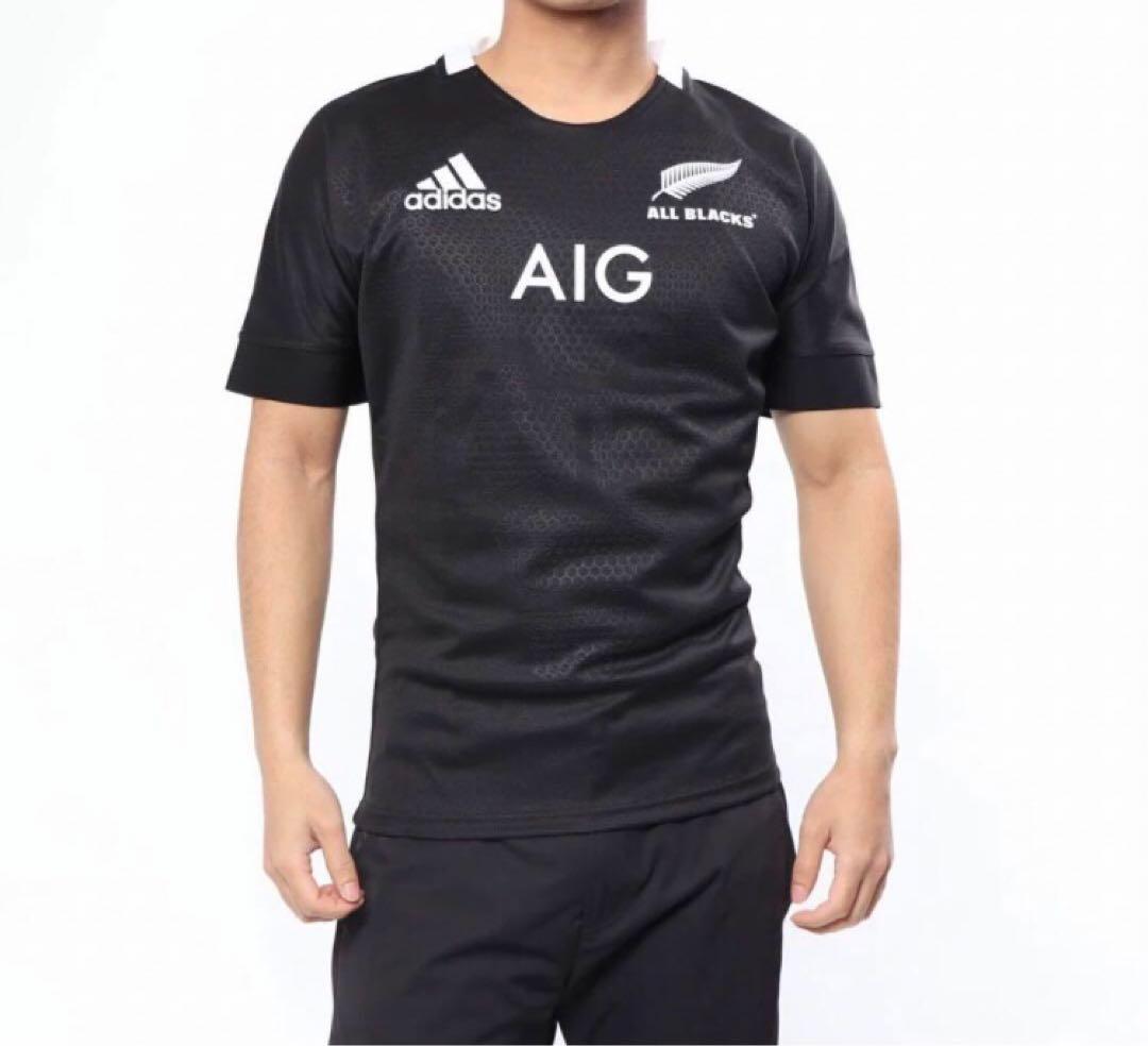 adidas アディダス オールブラックス　トレーニングシャツ　ラグビー