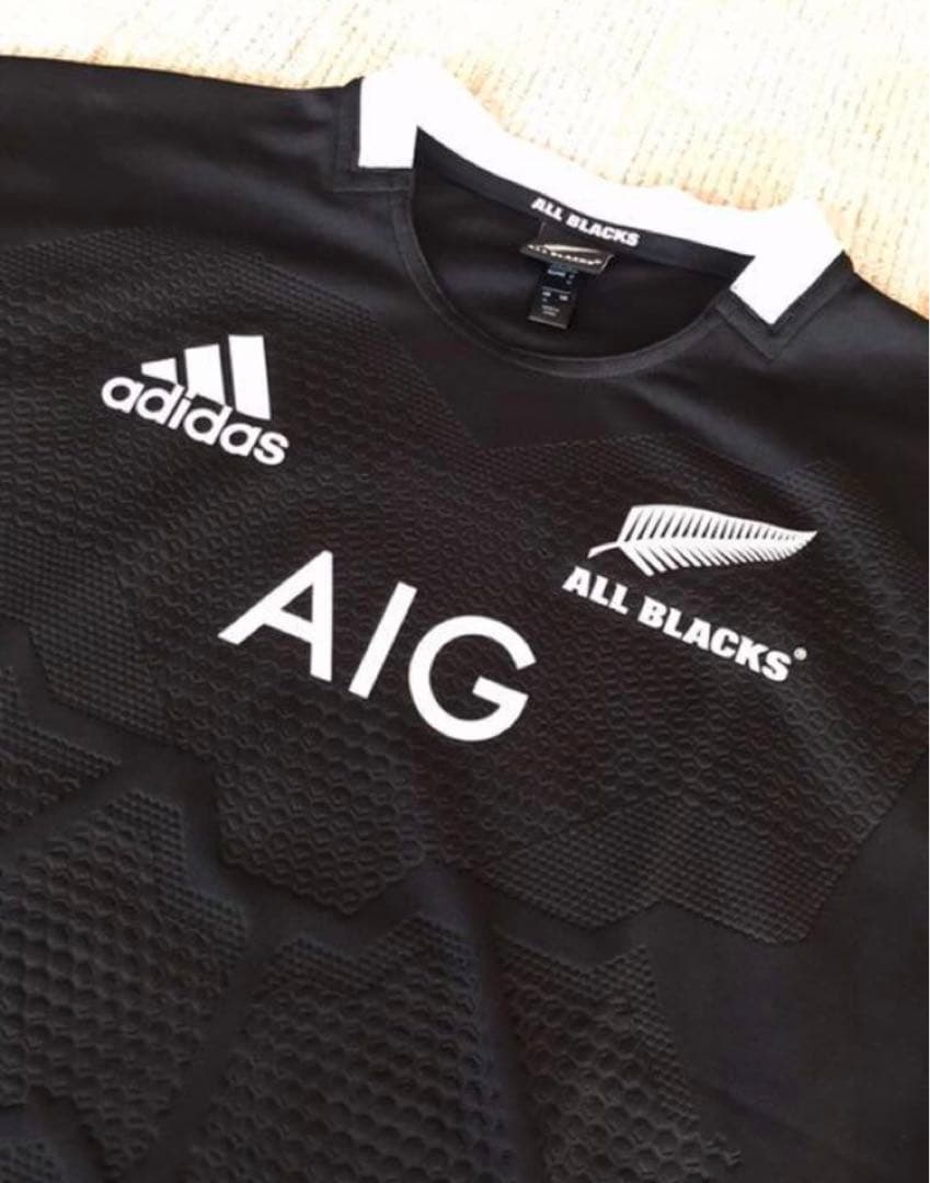 adidas アディダス オールブラックス　トレーニングシャツ　ラグビー