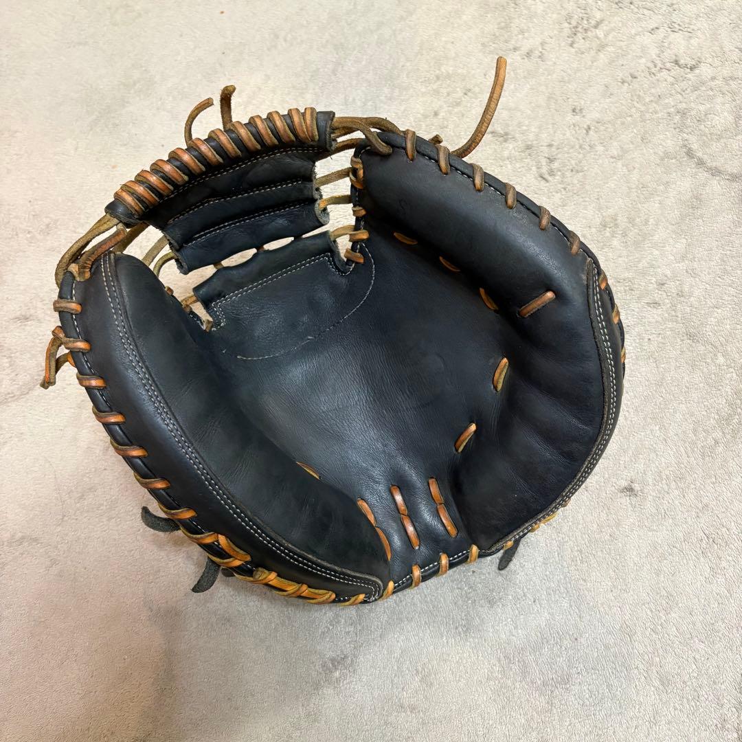 【日本製】ジームス 硬式 キャッチャーミット 野球 ミット グラブ グローブ 黒