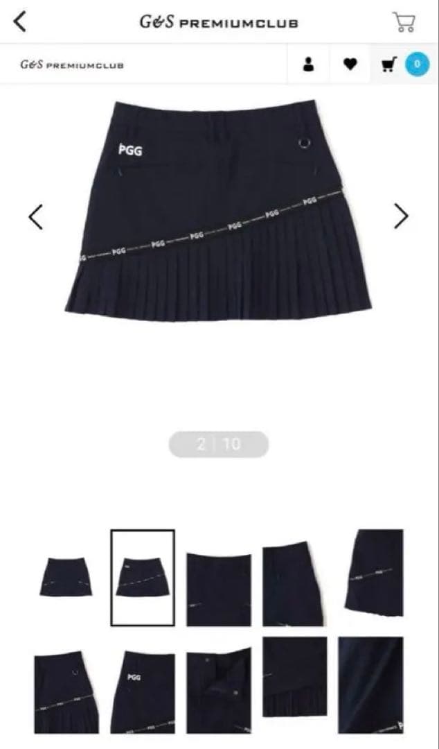 ⭐️タグ付け新品パーリーゲイツ調ポリエステルドビー4WAYストレッチツイルスカート