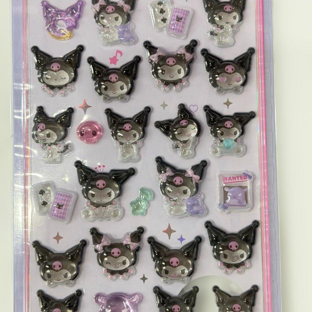 サンリオキャラクター シール 立体 ボンボンドロップシール クロミ