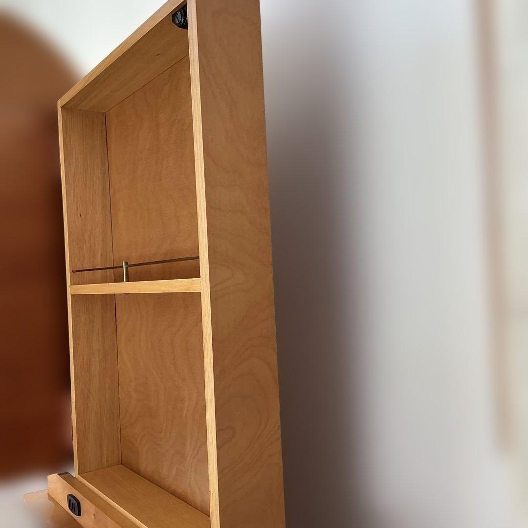 木製ドレッサー丸型ミラー家具　鏡台　化粧台　アンティーク