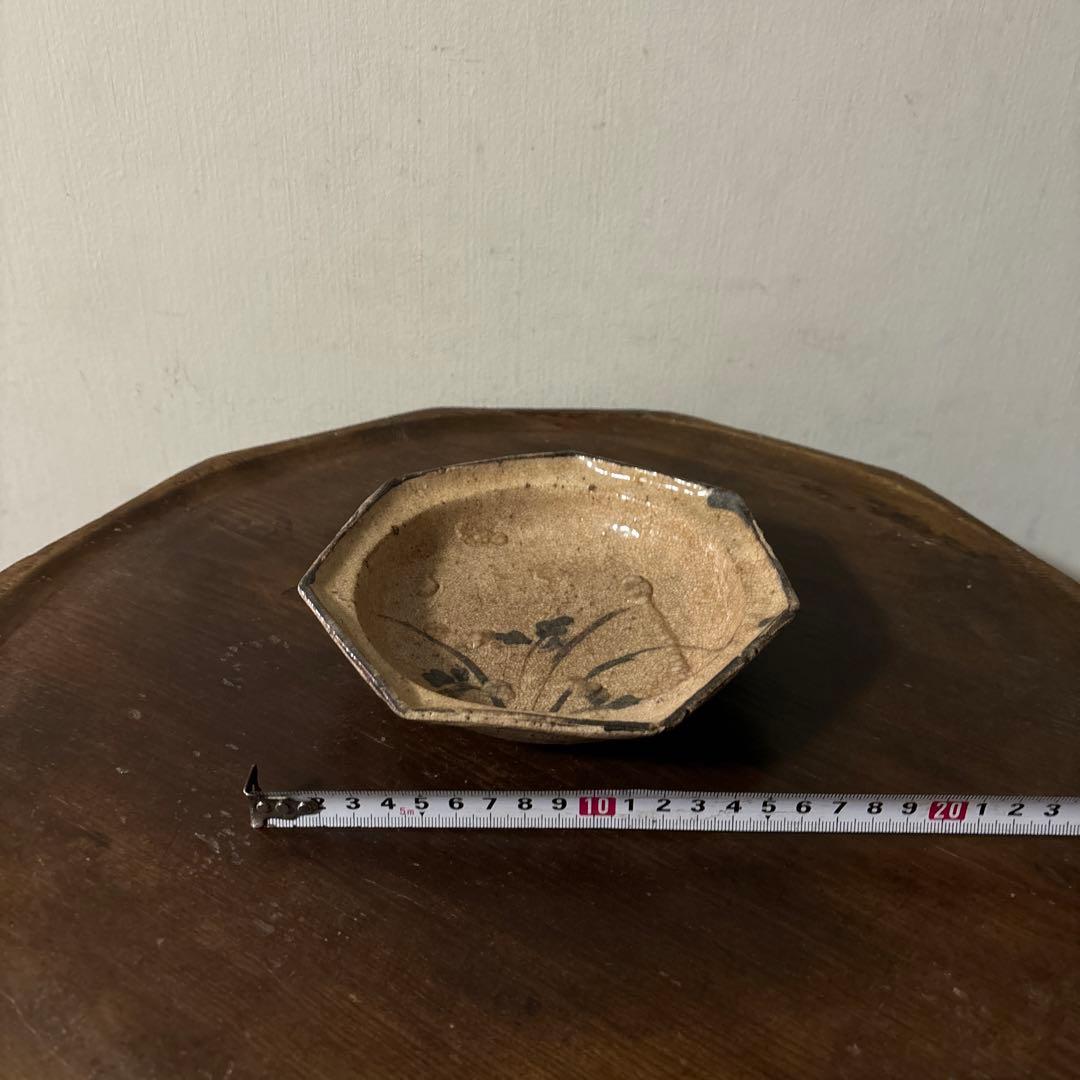 古瀬戸　志野織部　美濃　中皿　石皿　古民芸　古美術　唐津　検:李朝白洲正子