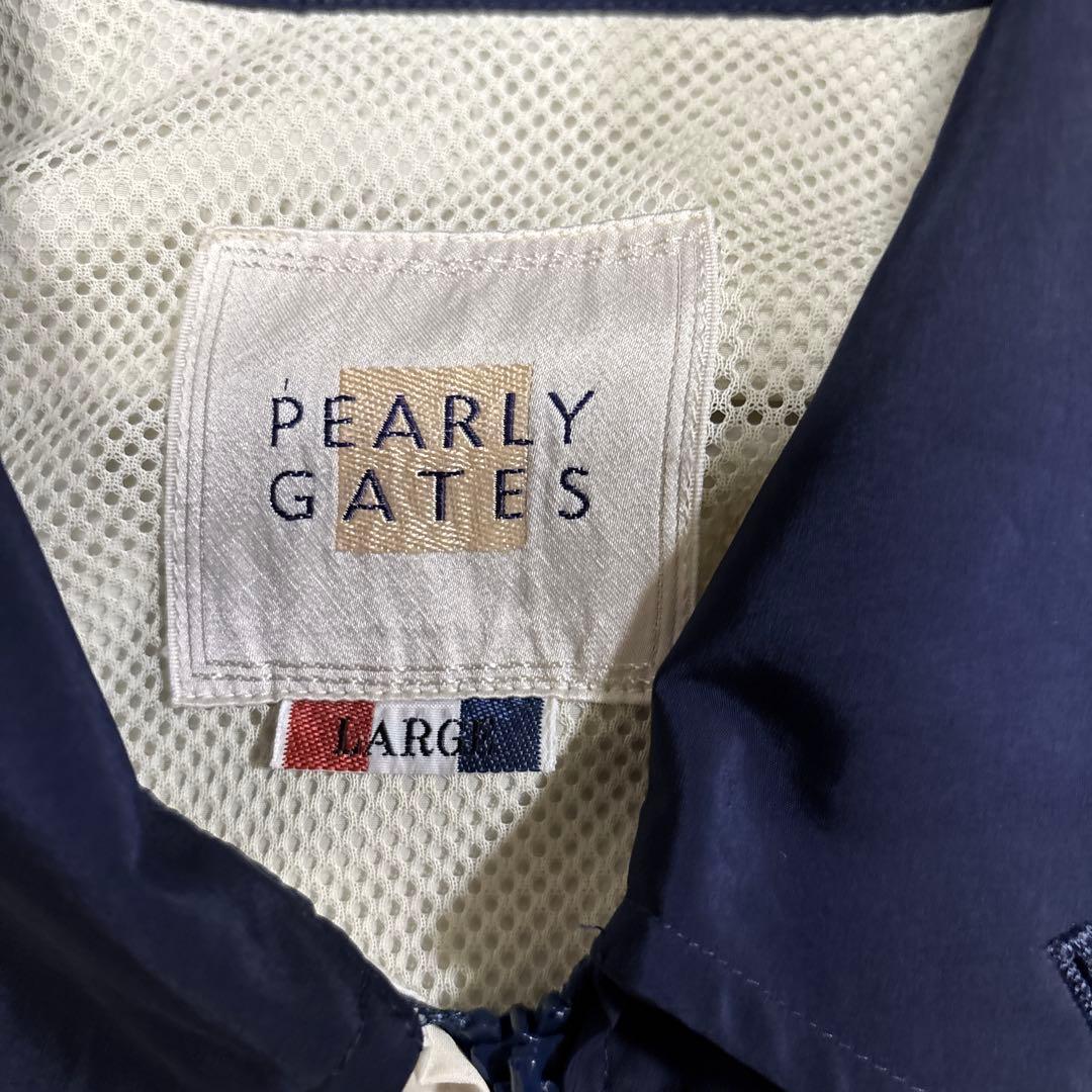 PEARLY GATES ゴルフジャケット Lサイズ ネイビー/ホワイト