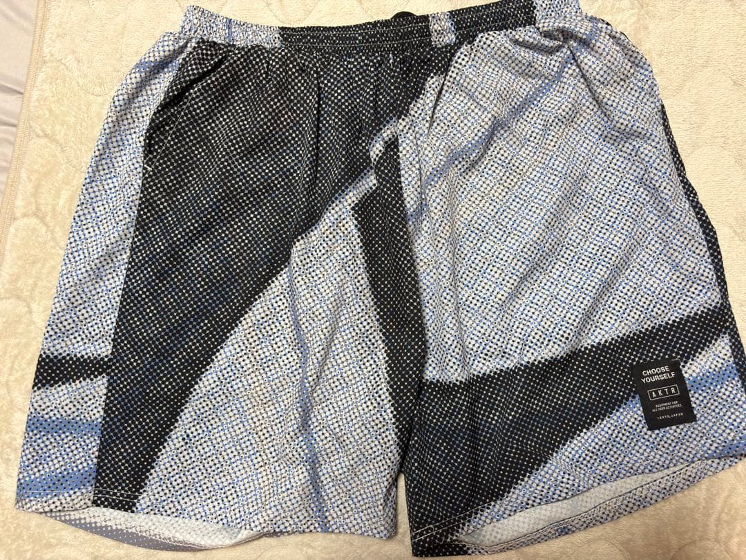 AKTR バスケットボールパンツ 青黒