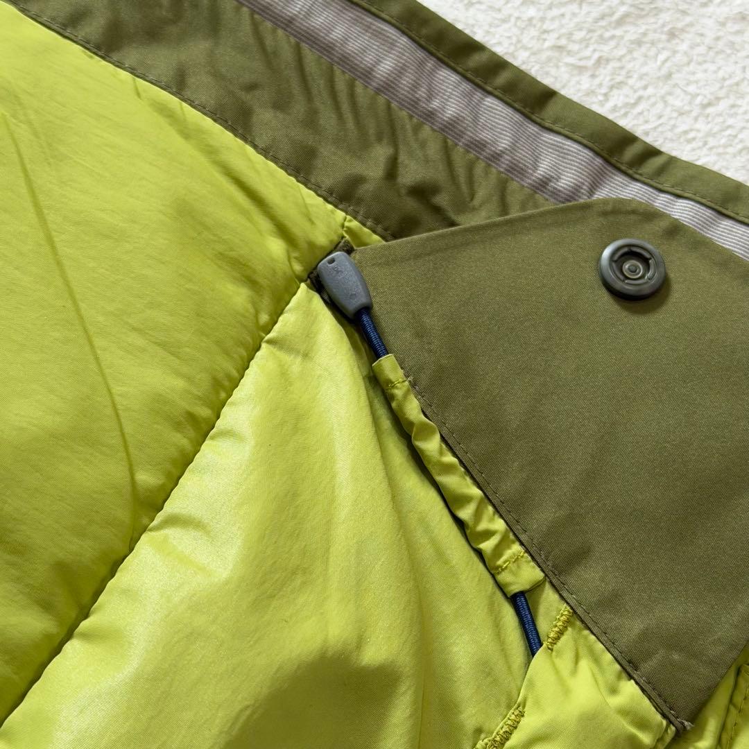 モンベル　シャルモパーカ　グリーン系　スタッフバッグ　スノボー　スキー　Mサイズ
