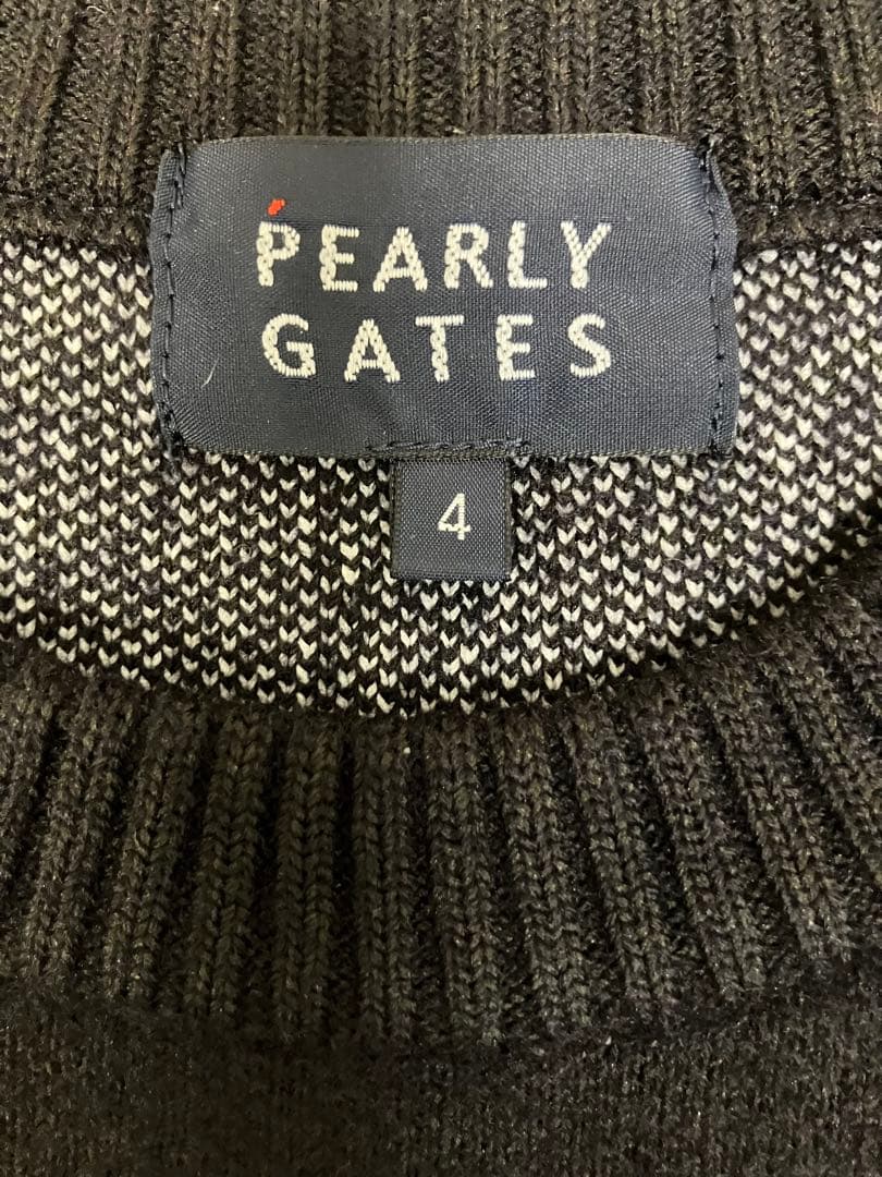 PEARLY GATES ブラック セーター サイズ4
