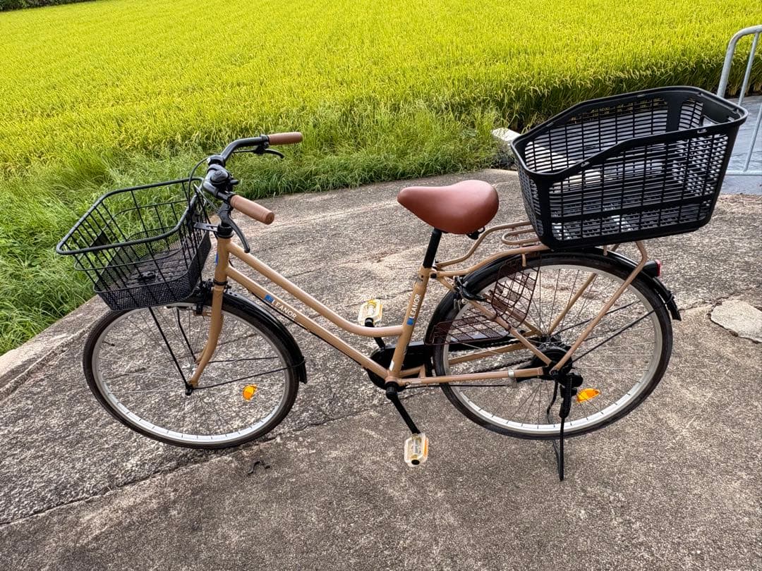 ツインバスケット・お買い物仕様ママチャリ(26㌅)近隣配達します！お引き取りOK