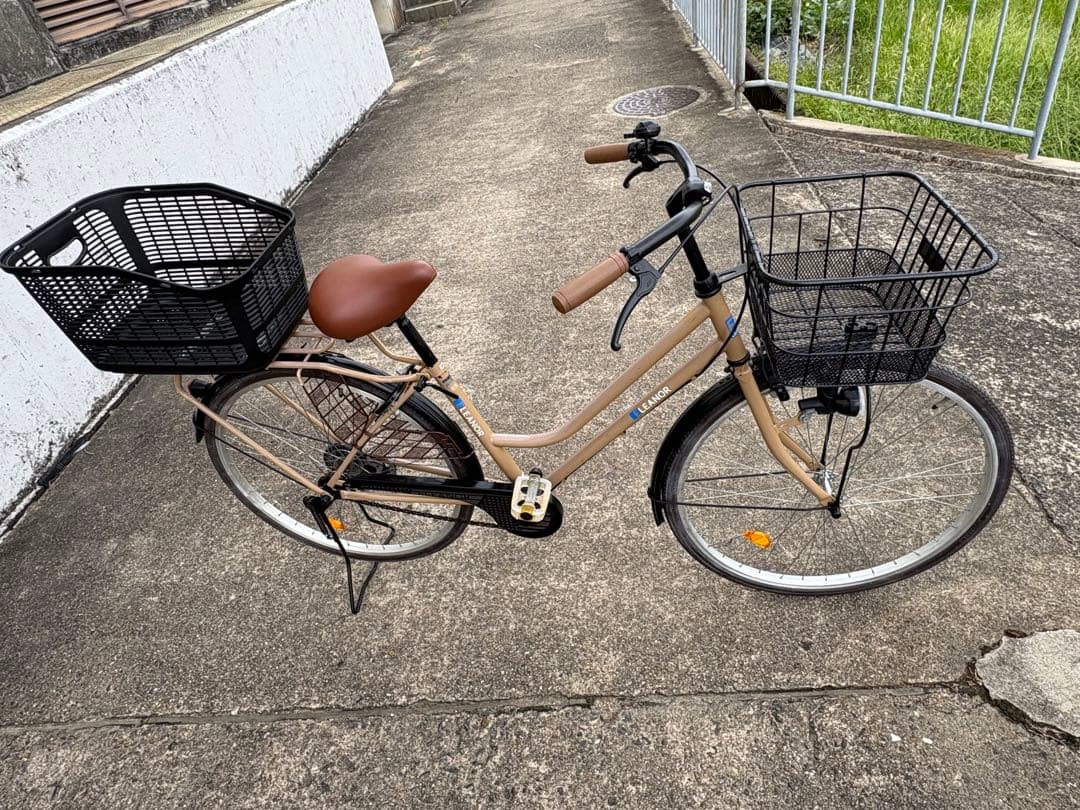 ツインバスケット・お買い物仕様ママチャリ(26㌅)近隣配達します！お引き取りOK