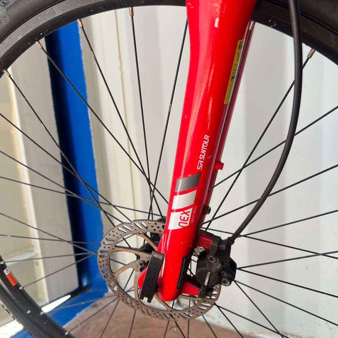 TREK トレック DUAL SPORT2 クロスバイク　自転車 レッド 赤