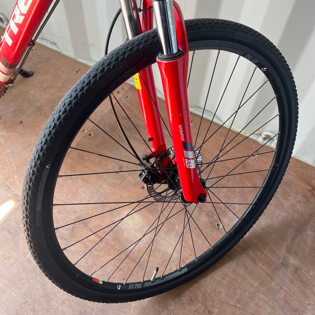TREK トレック DUAL SPORT2 クロスバイク　自転車 レッド 赤