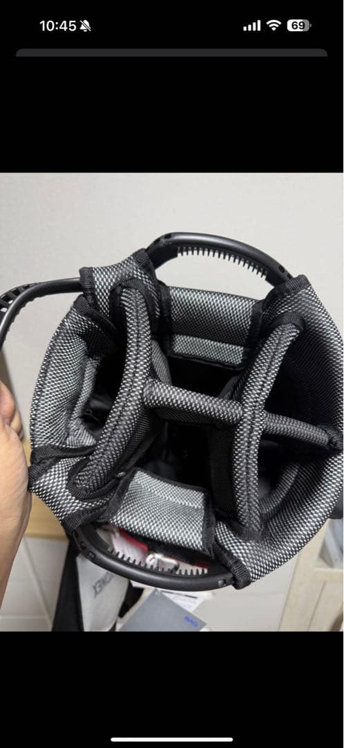 YONEX キャディバッグ レッド グレー