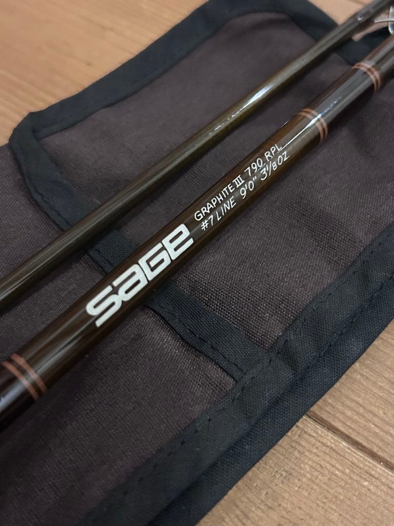 SAGE 7番9f 790 RPL Graphite III フライロッド　美品
