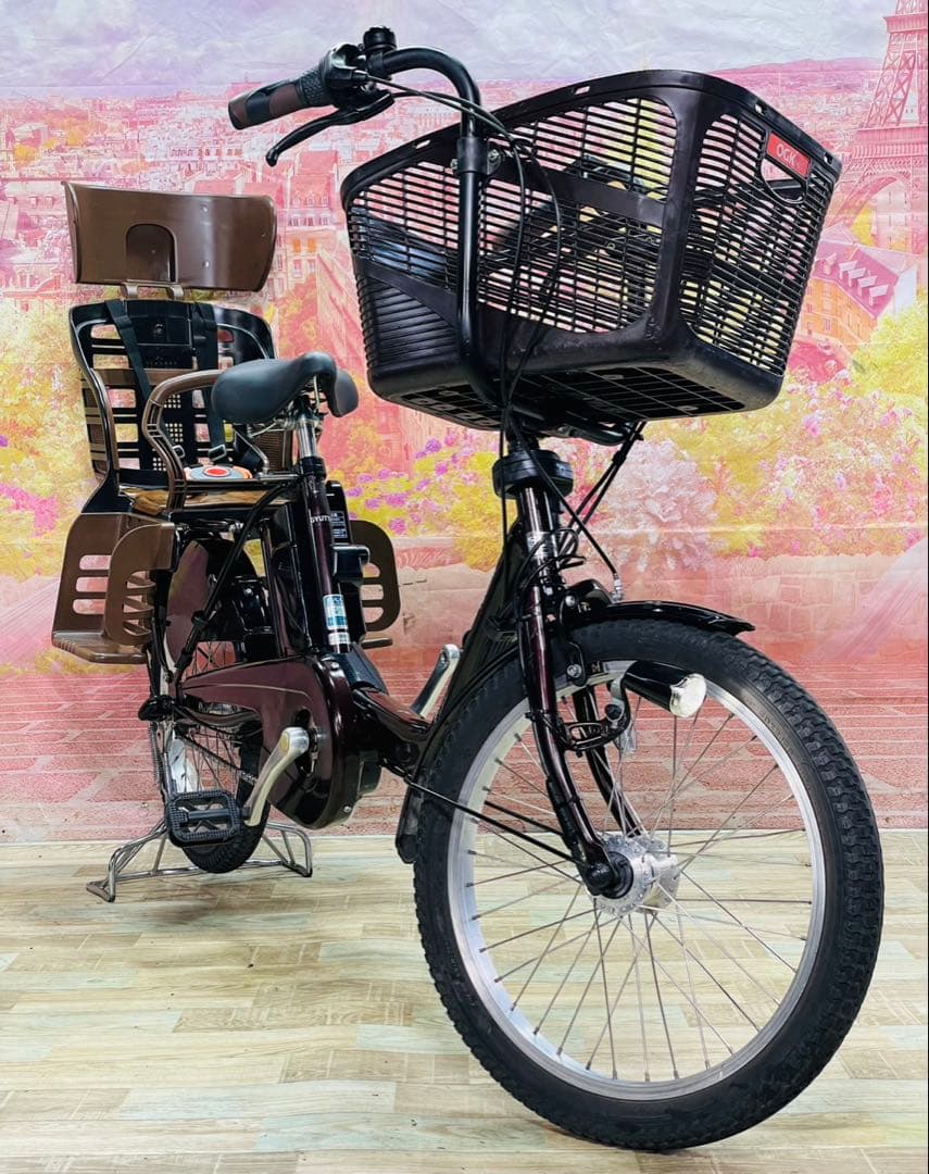 ZK3665 電動自転車 パナソニック 子供乗せ 20インチ 送料無料