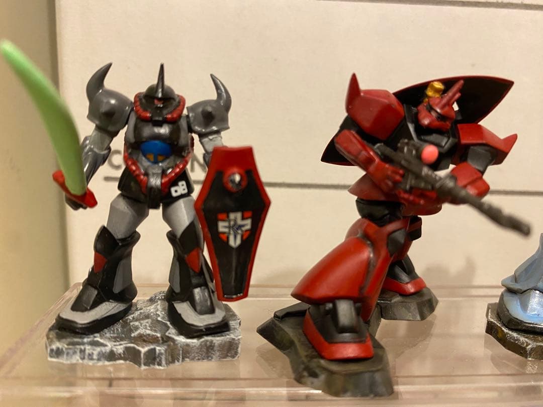 グフ、ゲルググ、ギャン4体セット(チョコサプガンダム)